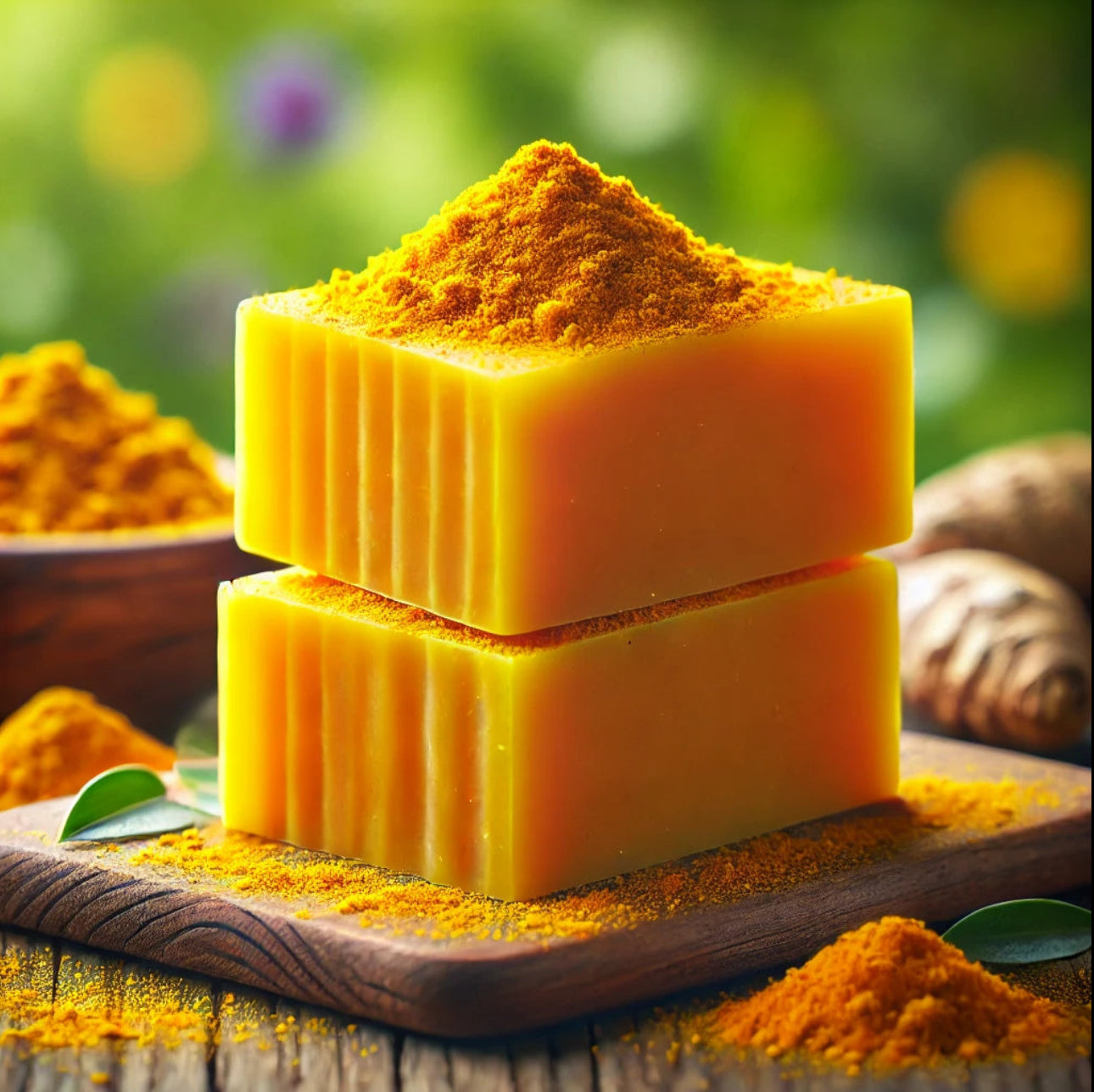 Turmeric Touch  Kojic Acid Handmade Facial and Body Moisturizing Soap