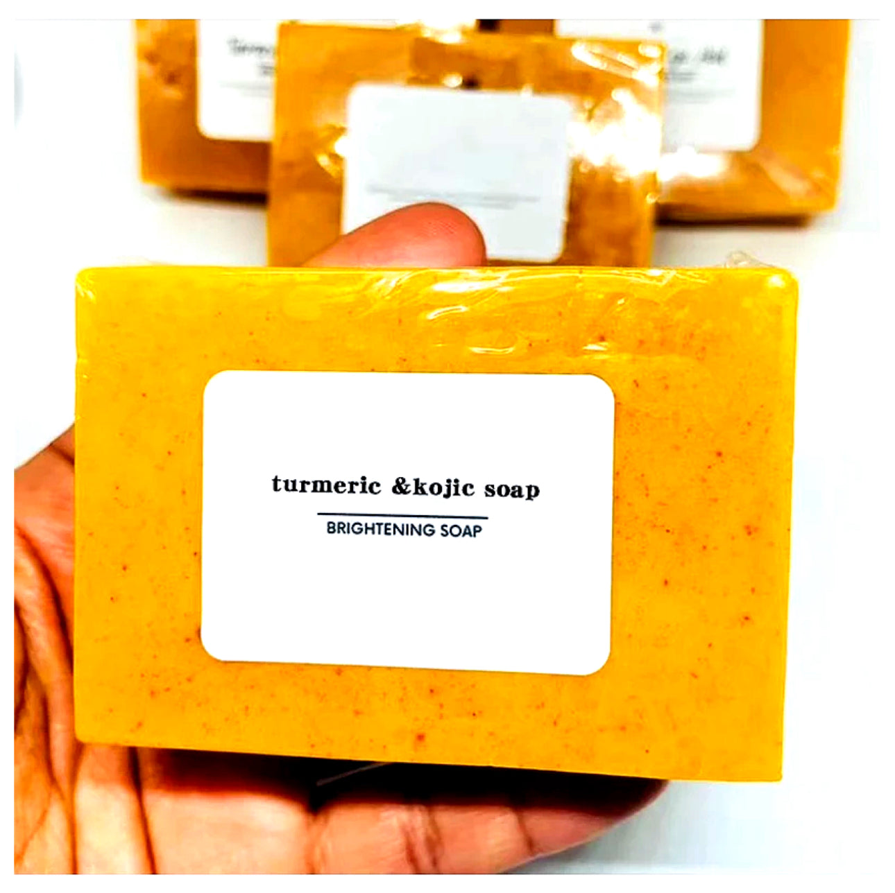 Turmeric Touch  Kojic Acid Handmade Facial and Body Moisturizing Soap